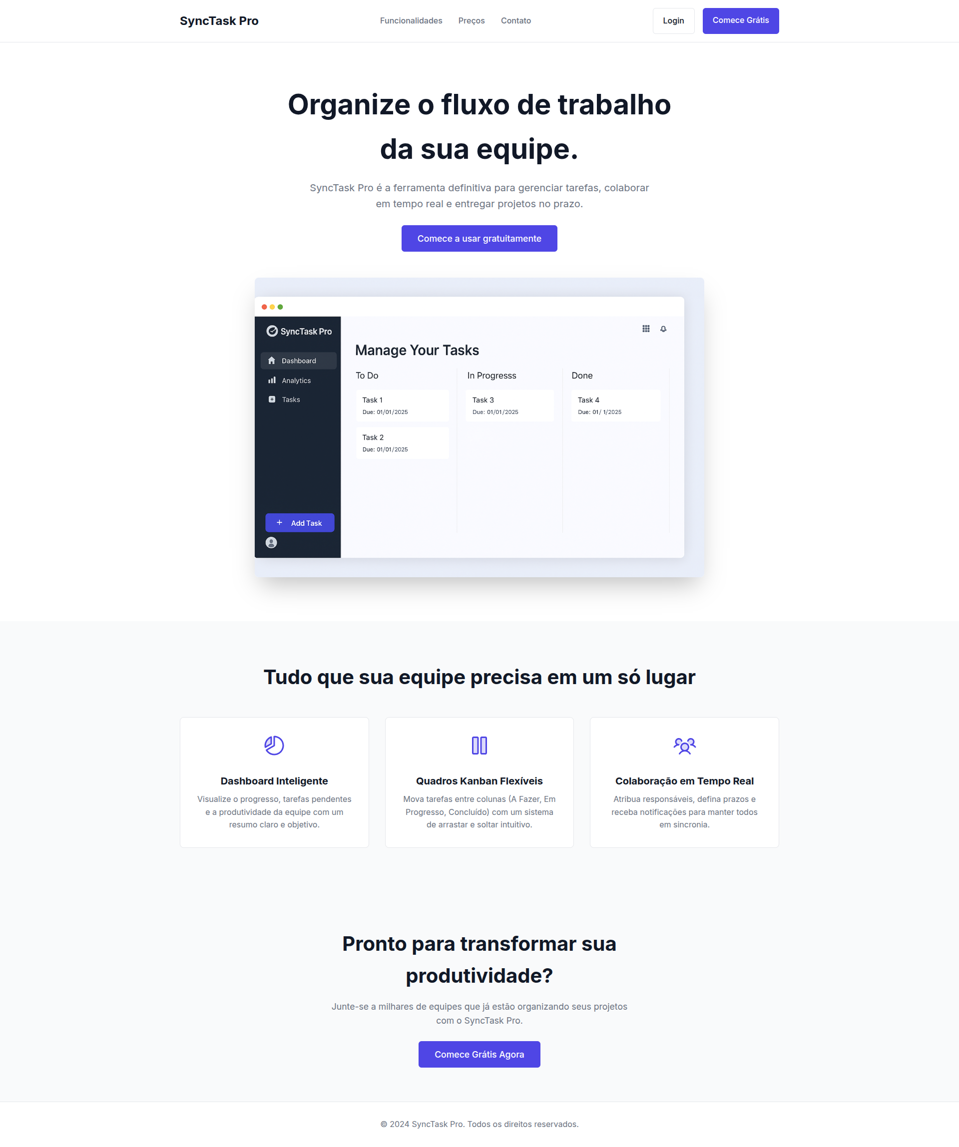 Projeto - Landing Page